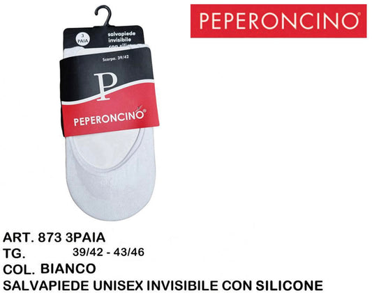 PEPERONCINO SALVAPIEDE unisex invisibile con silicone 873