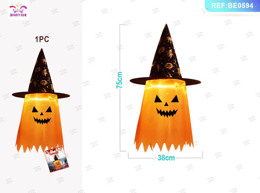 HALLOWEEN cappello in stampa dorata  75x38cm
