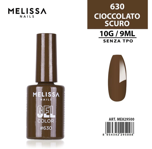 MELISSA SMALTO GEL UNGHIE 9ML N.630 CIOCCOLATO SC.