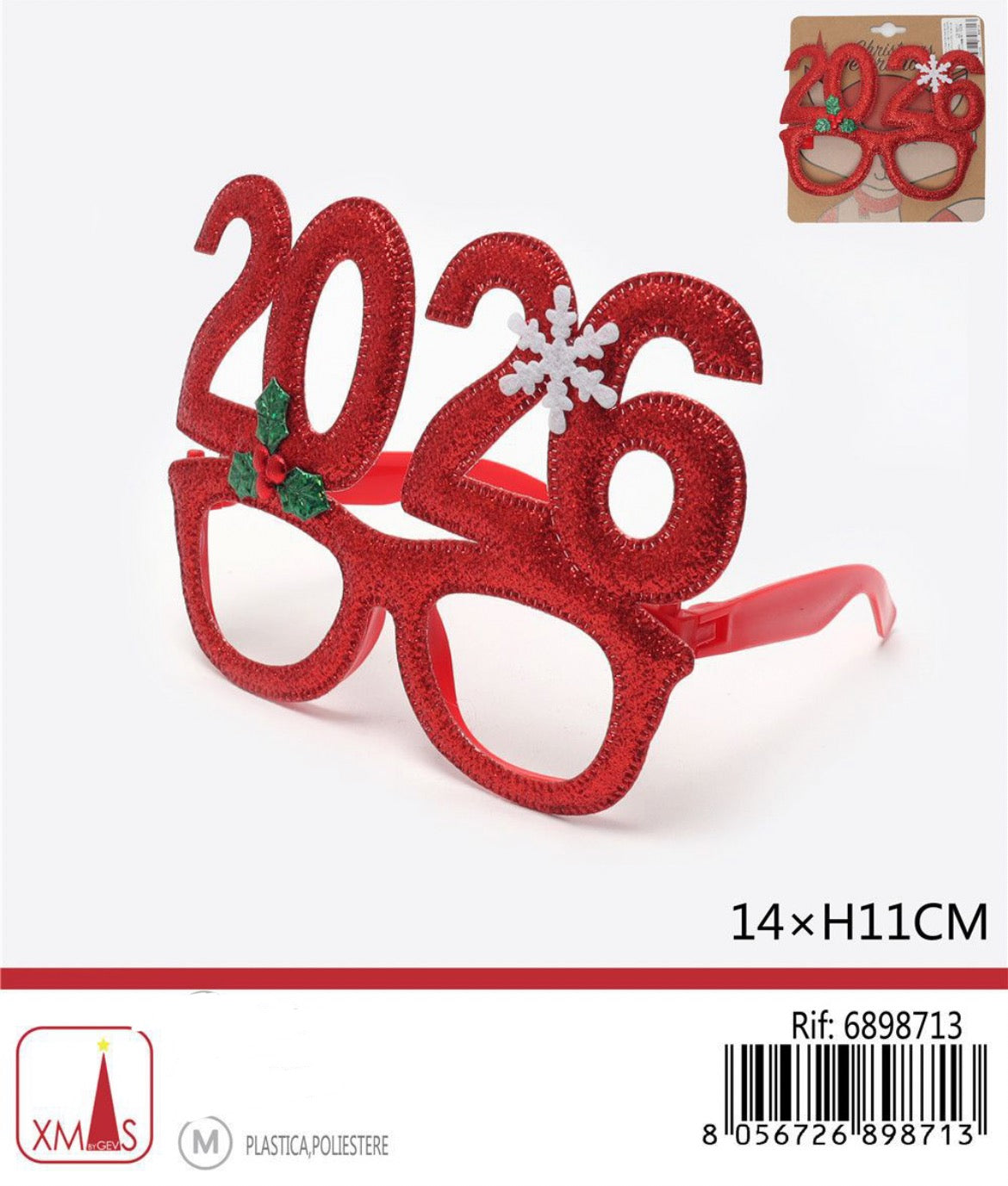 NATALIZIA occhiali 2026 14XH11cm