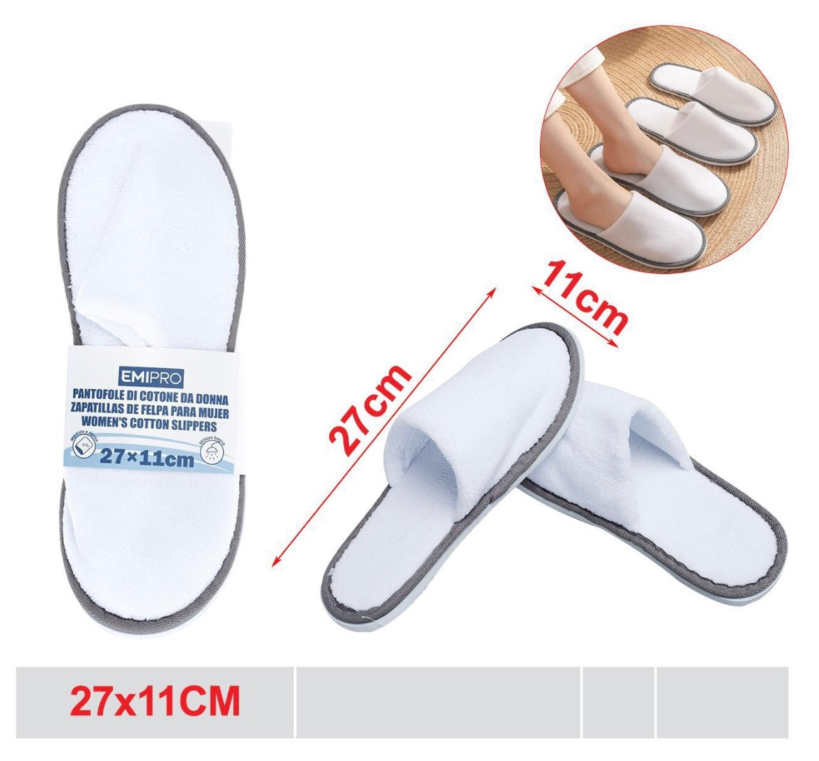 PANTOFOLE di cotone da donna
