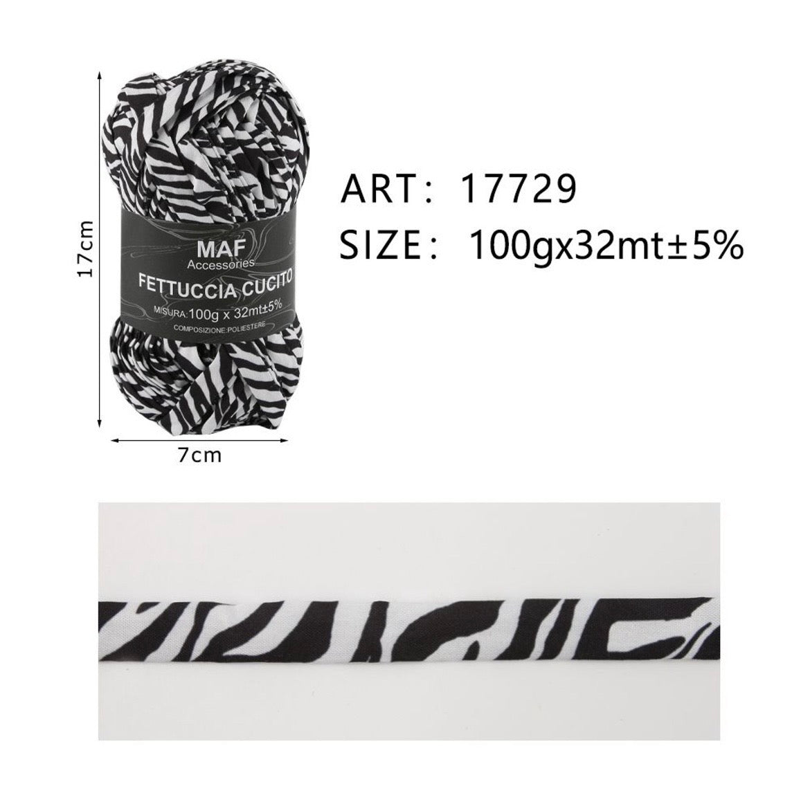 MAF FETTUCCIA CUCITO 17729