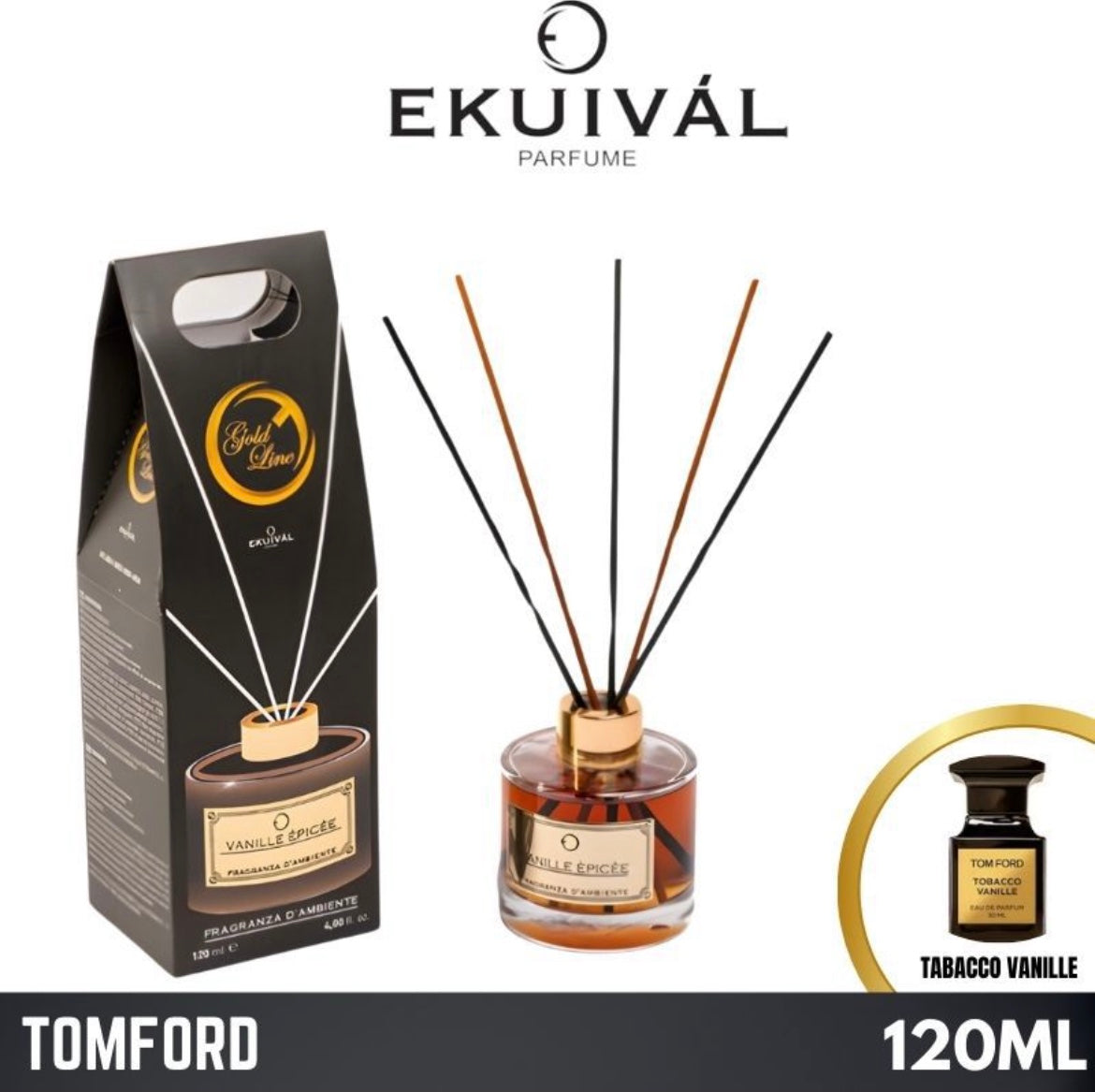PROFUMATORE Ambiente 120ml tabacco VANILEE EPICEE