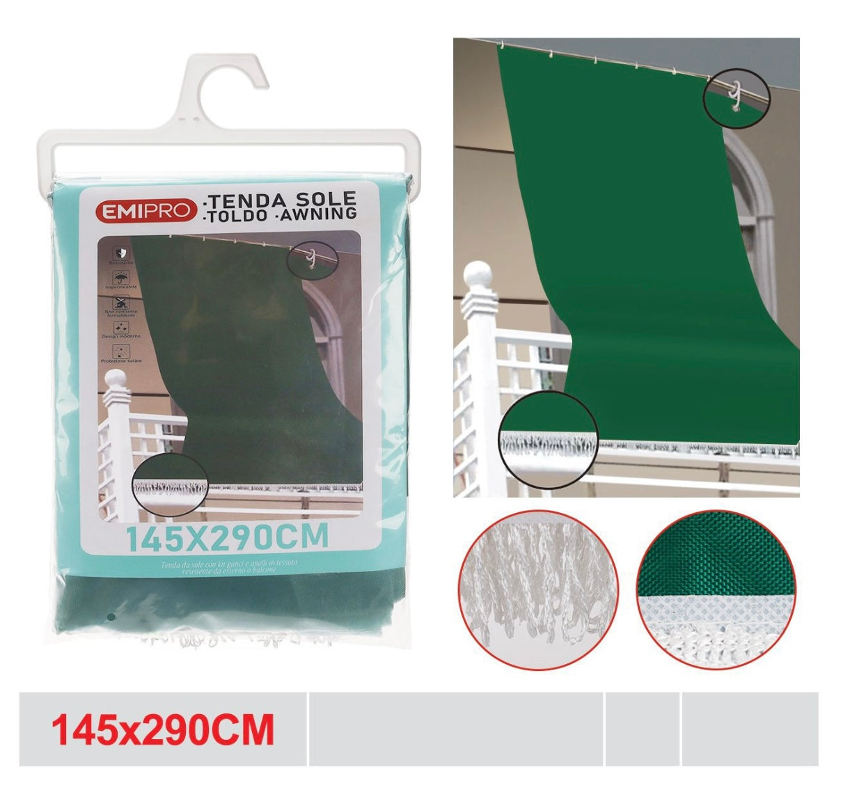 EMI  TENDA SOLE 145*290CM