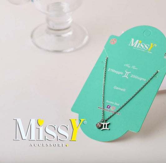 Collana segno GEMELLI