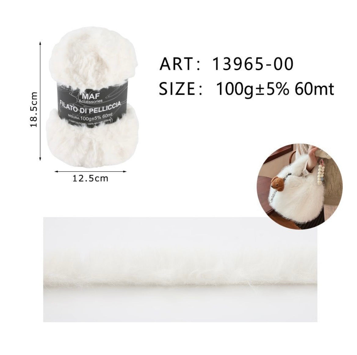 MAF FILATO DI PELLICCIA 100G  13965-00