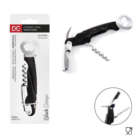 DC CASA L/BLACK apribottiglia 15,5x3x1,5cm