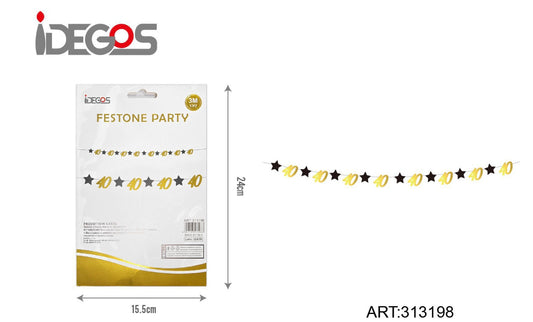 FESTONE party 40anni 3M