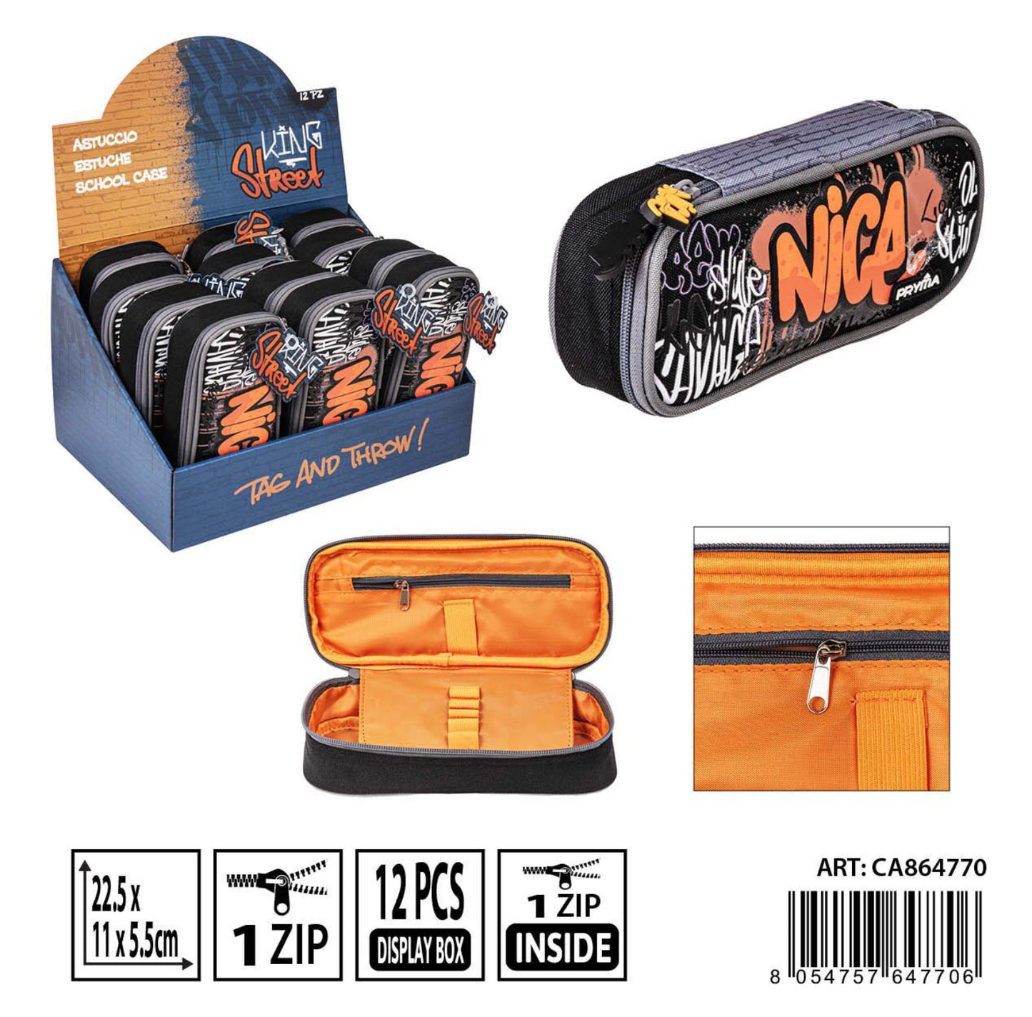 PRYMA L/STREET astuccio 22.5x11x5.5cm