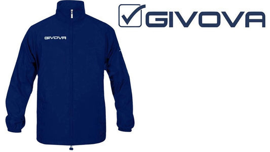 GIVOVA K-WAY impermeabile unisex blu