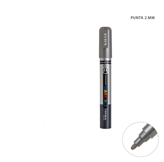 LYRA MARKALL pennello grigio 2mm