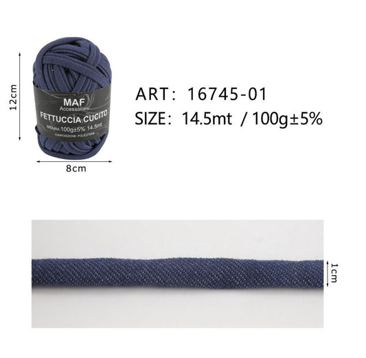 MAF  FETTUCCIA EFFETTO JEANS 16745-01