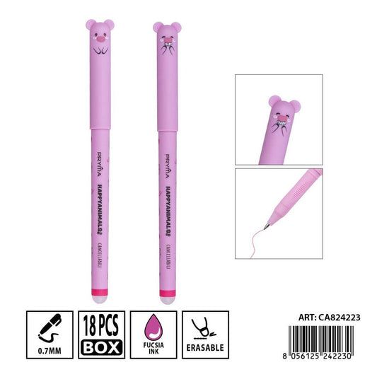 PRYMA PENNA SFERA CANCELL. 0.7MM MAIALINO ROSA