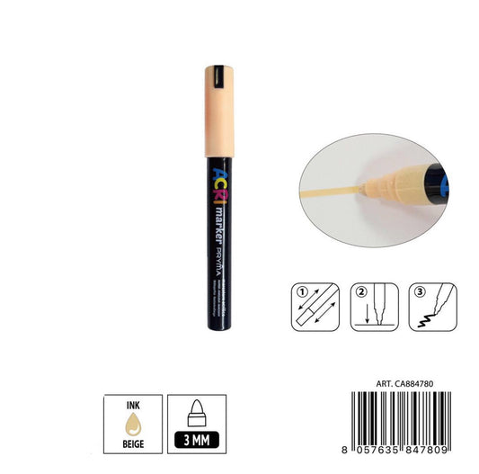 PRYMA marcatore acrilico 3mm N.131 beige