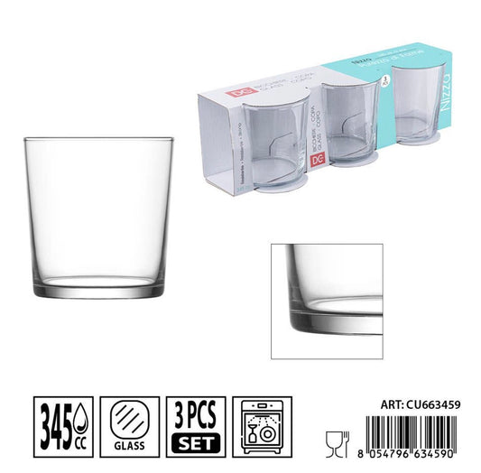 DC CASA bicchiere Nizza 345cc 3pz