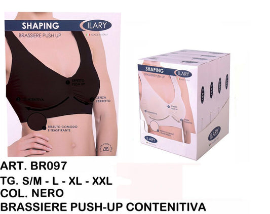 BROSSIERE Push-up contenitiva nero