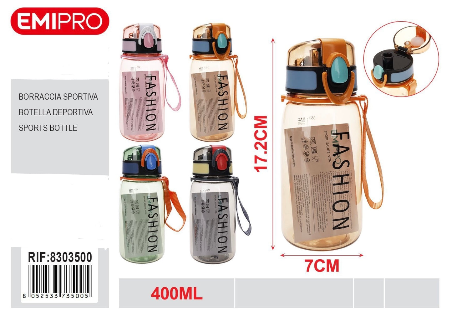 EMI BORRACCIA SPORTIVA 400ML