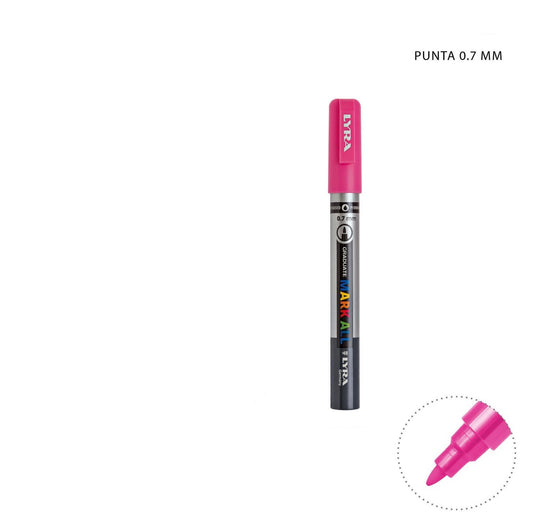 LYRA MARKALL pennello fucsia punta 0,7mm