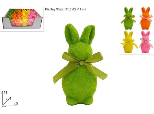 PASQUA coniglio floccato H11cm