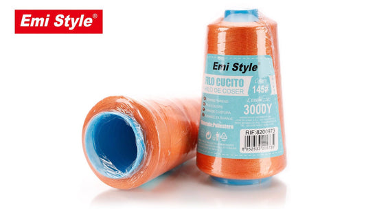 FILO cucito 3000y  colori arancione 145#