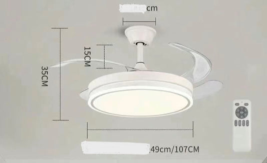 LED plafoniera ventilatore