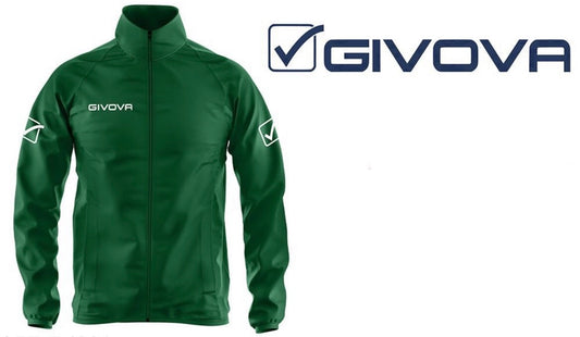 GIVOVA K-WAY impermeabile unisex verde