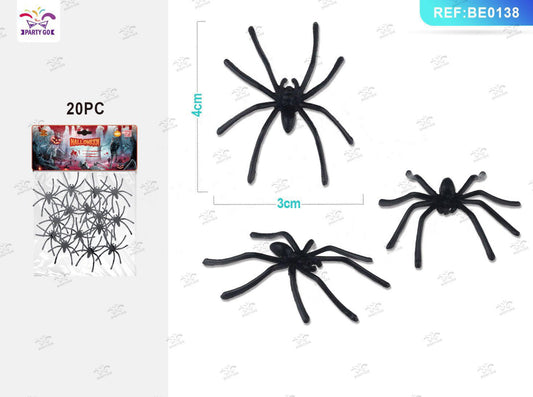 HALLOWEEN ragni nero  20pz