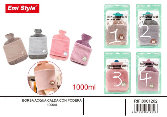 EMI borsa acqua calda con fodera 1000ml