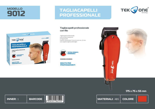 TEK ONE RASOIO PROFESSIONALE 4 TESTINE 9012