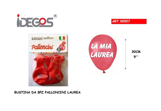 PALLONCINI la mia laurea 8pz