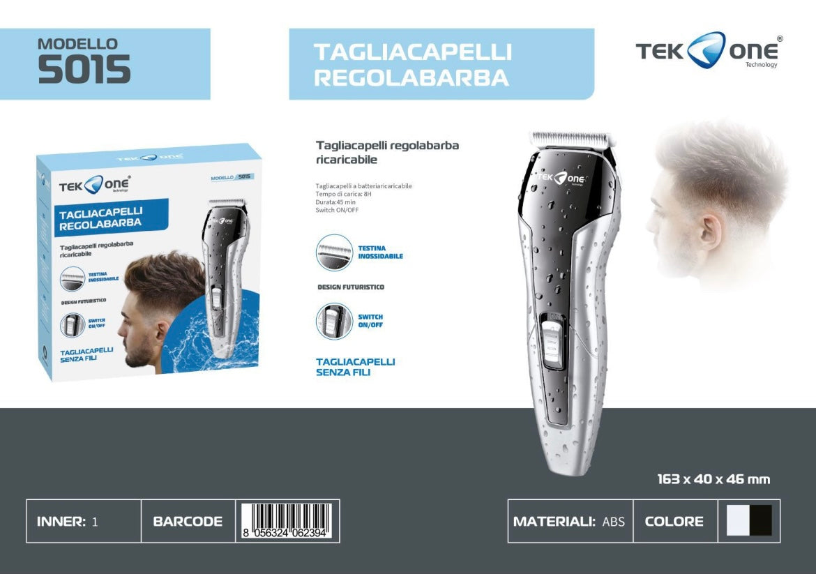 TEK ONE RASOIO ELETTRICO PROFESSIONALE 5015