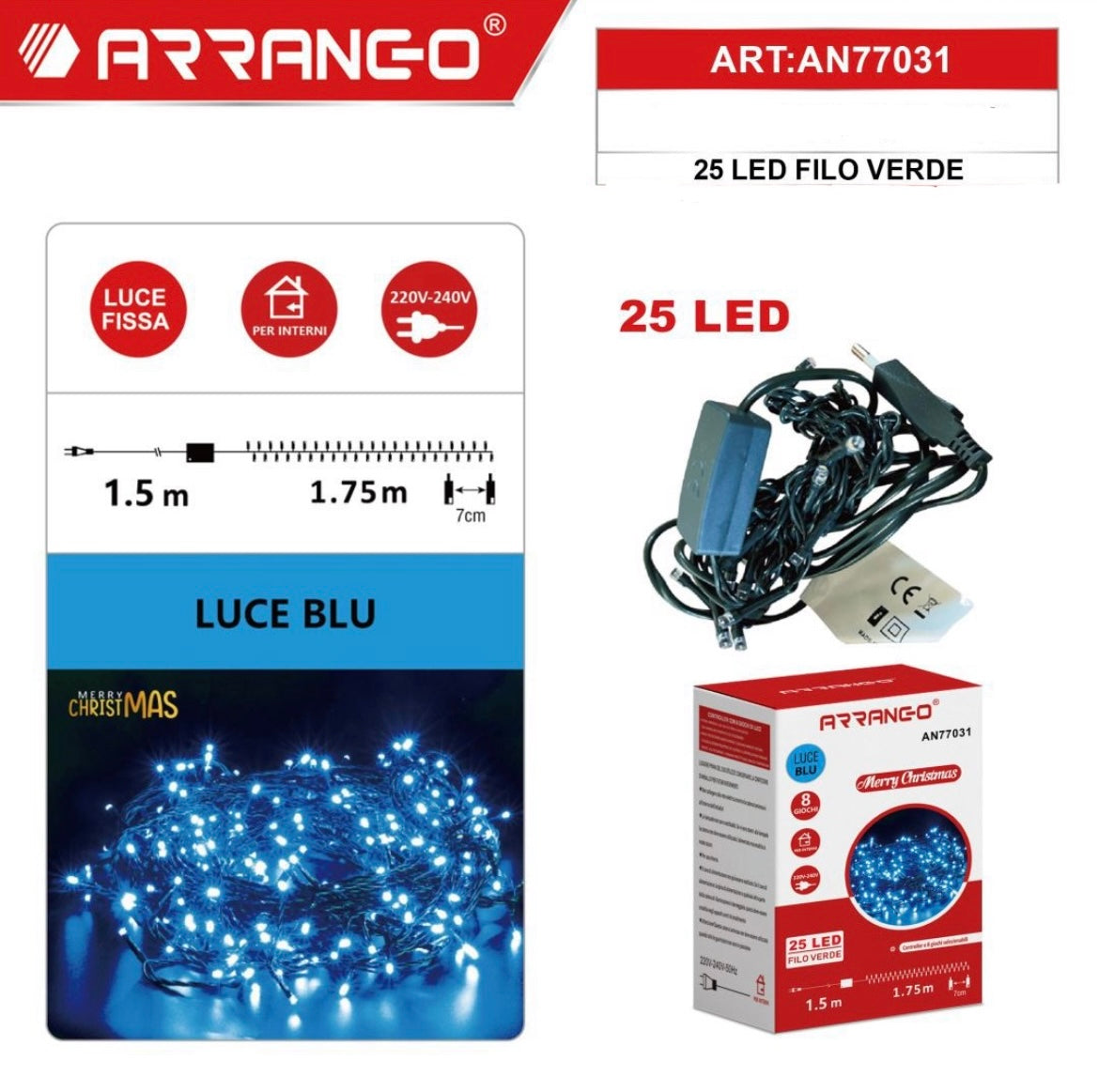 ARRANGO 25 LEDvfilo verde