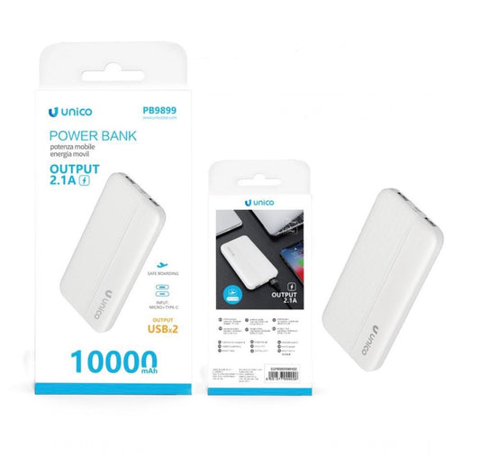 UNICO power bank 10000mAh  2usb PB9899