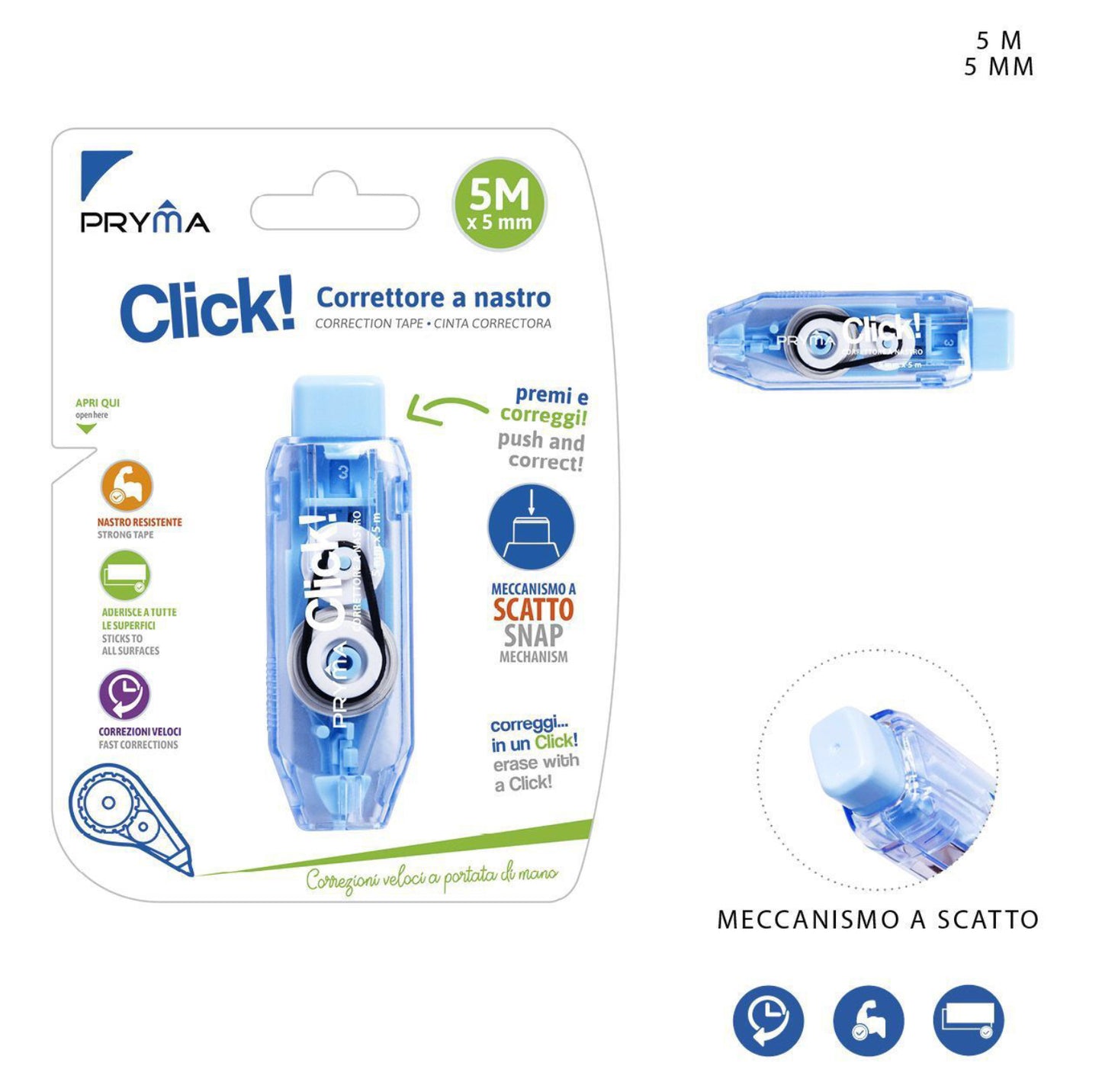 PRYMA correttore a nastro CLICK