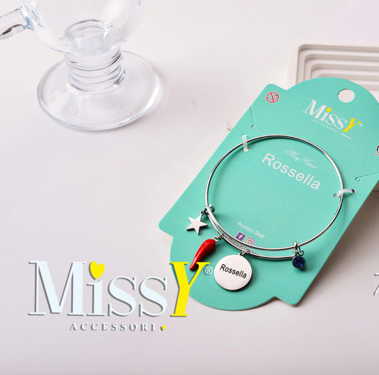 Bracciale nome ROSSELLA