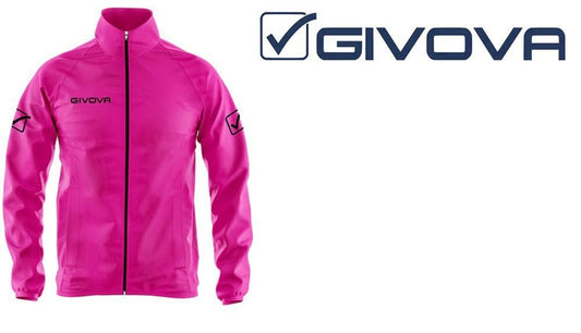 GIVOVA K-WAY impermeabile unisex fuxia