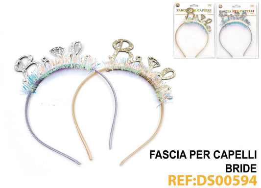 Cerchietto "bride” oro/argento