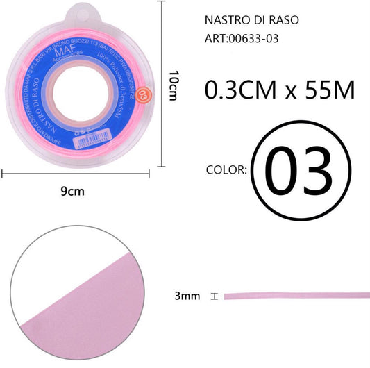 NASTRO di raso  0,3cmx55m 03