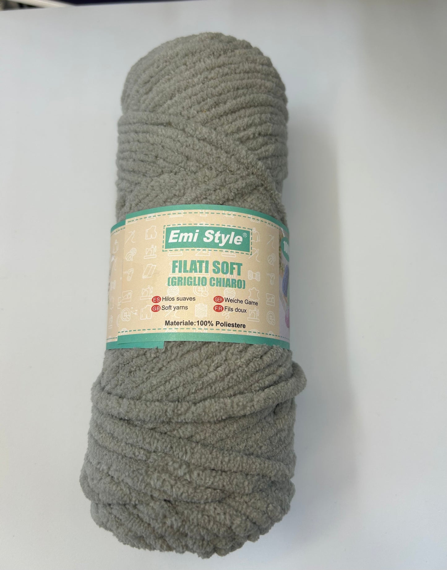 Emi filati SOFT  100g grigio chiaro