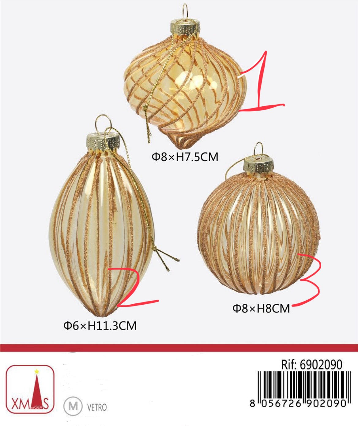 NATALIZIA decorazione oro