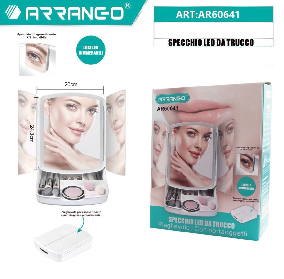 ARRANGO SPECCHIO LED DATRUCCO AR60641