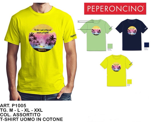 T-SHIRT uomo in cotone P1005