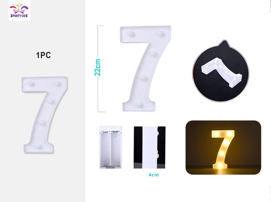 Numero "7" 22cm