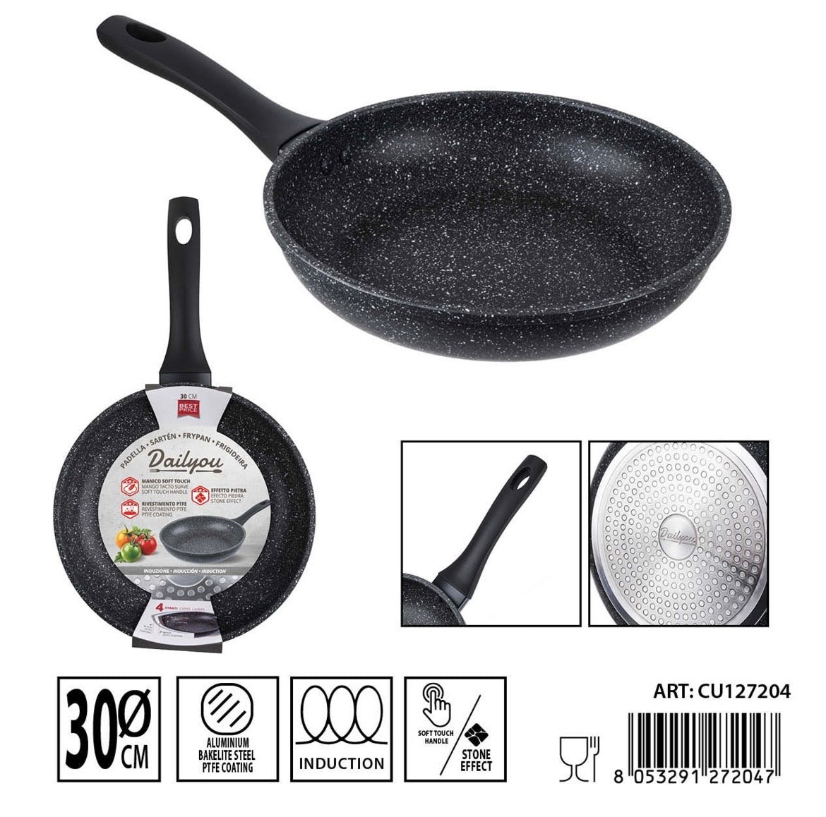 DC CASA DAILYOU PADELLA A/ADERENTE F/INDUZ. 30CM