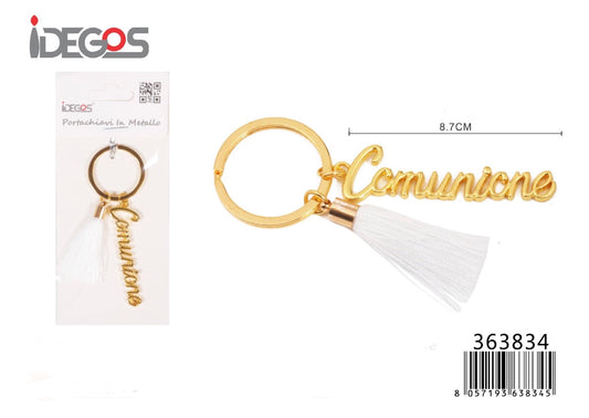 PENDENTI prima comunione oro  8,7cm