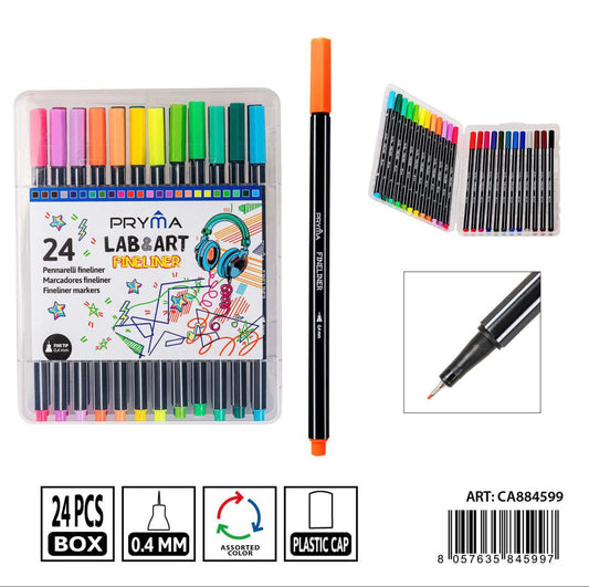 PRYMA FINELINER TRIANGOLARE 0.4MM 24PZ