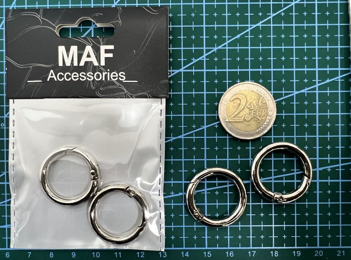 MAF MOSCHETTONI A SCATTO ROTONDI 2CM