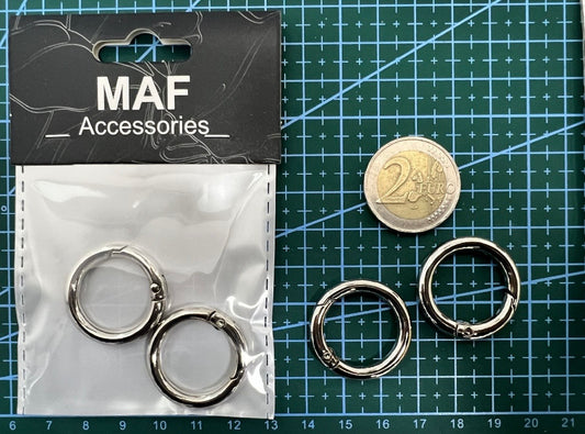 MAF MOSCHETTONI A SCATTO ROTONDI 2CM