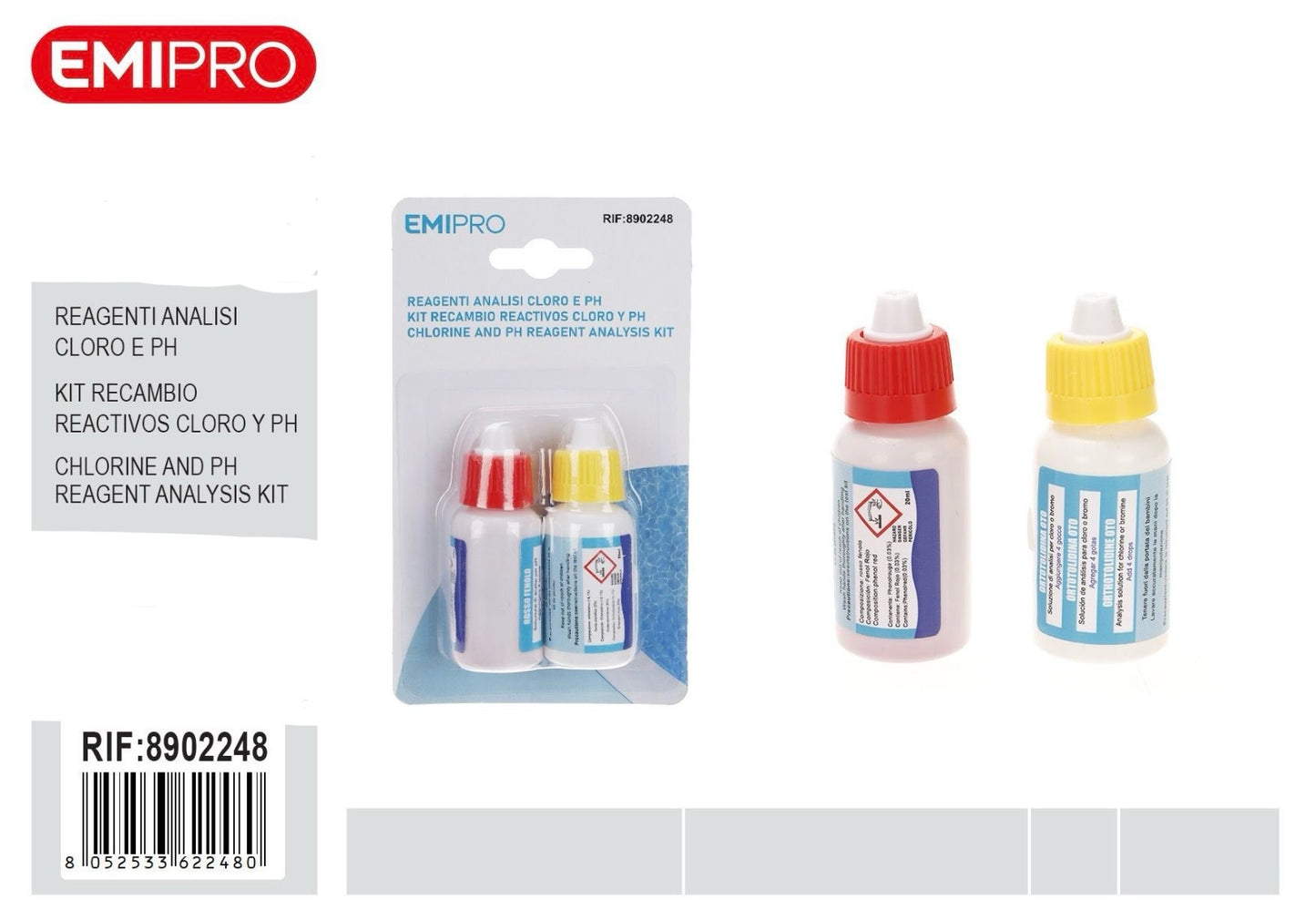 EMI REAGENTI ANALISI CLORO E PH