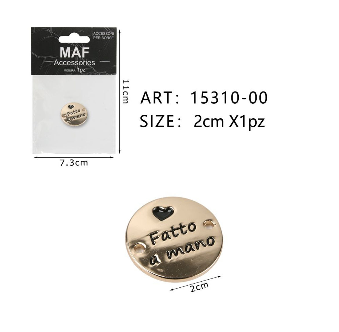 MAF ETICCHETE HANDMADE 15310-00